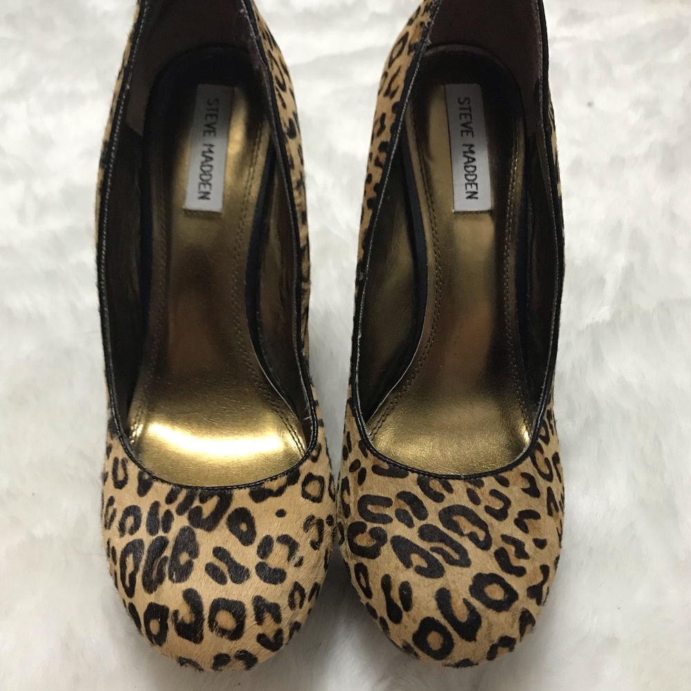 Steve Madden Leopard Wedges